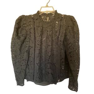 Express “Lace Puff Sleeve Top” - Women’s Size XS